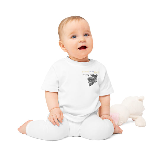 T-Shirt bébé blanc en coton bio